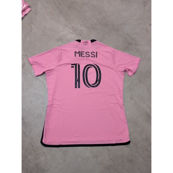 Inter Miami FC Lionel Messi Jersey Pink Mens XL Slim Fit Authentic - Picture 5 of 5